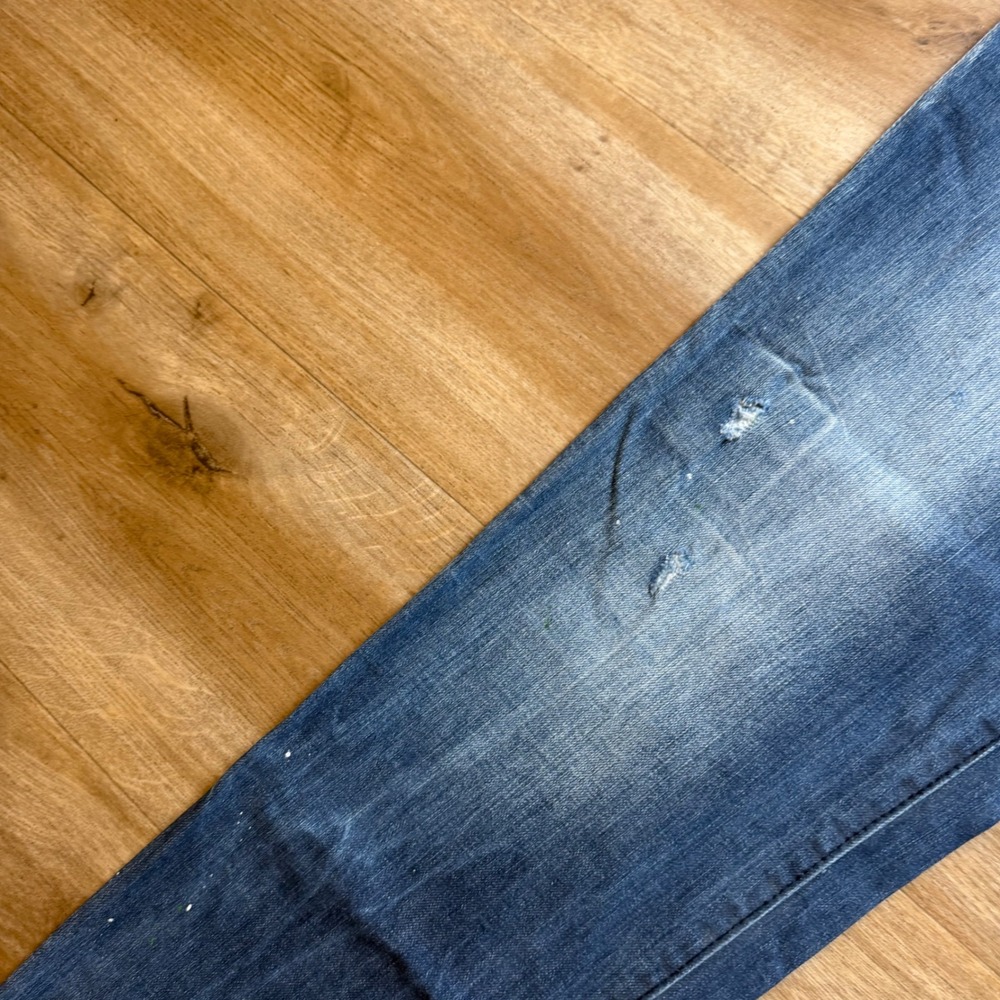 Dsquared2 Cool Guy Jeans Mens 54 Blue Distressed Paint Splatter Made in Italy - Picture 7 of 14